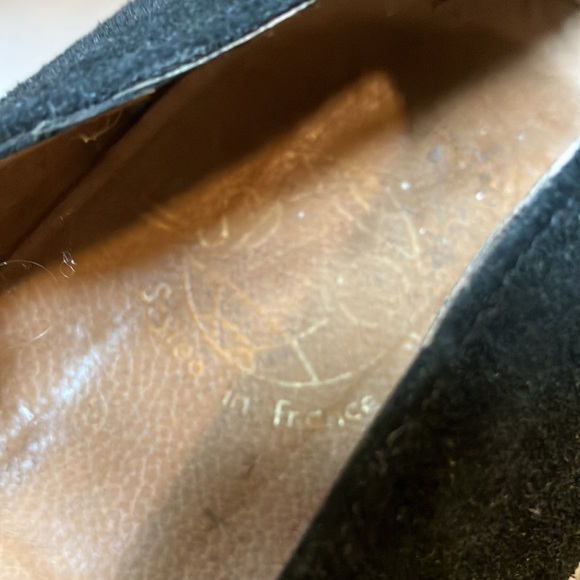 Vintage Robert clegerie espace suede wedge platforms 8 - Picture 2 of 9